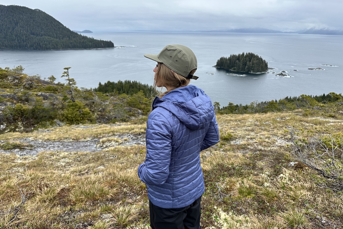 Patagonia Nano Puff Hoody (overlooking ocean)
