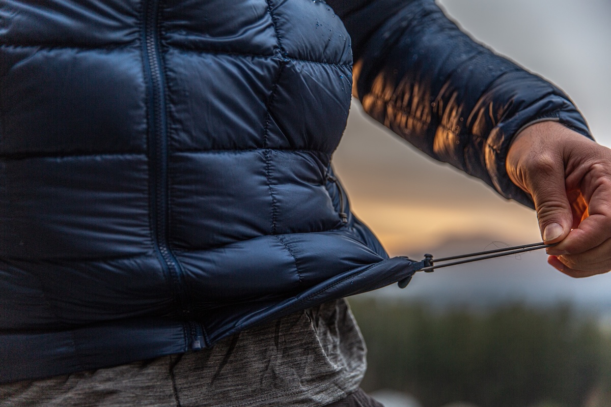 Hem cinch cord 