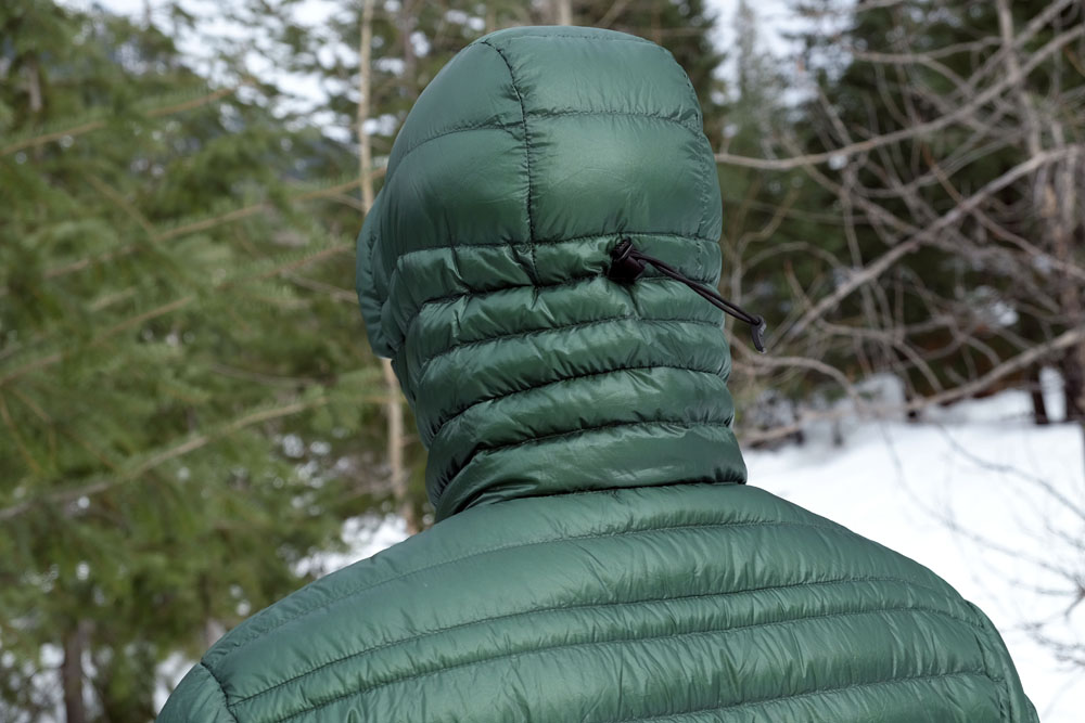 Patagonia Ultralight Down Hoody hood cinch